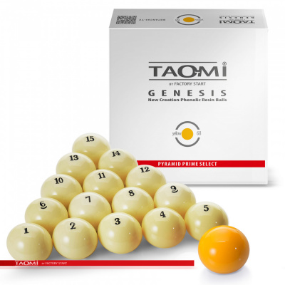 Шары TAO-MI GENESIS 68 мм Желтый биток